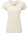 SS720 614240 Fruit of the Loom Ladies Iconic 195 T-Shirt Natural colour image